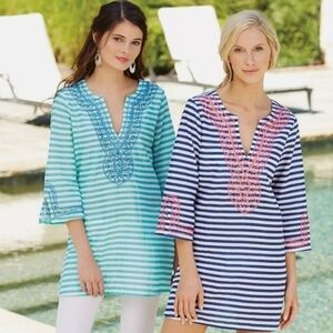 Mud Pie Brooklyn Navy Tunic / Swim Cover-up